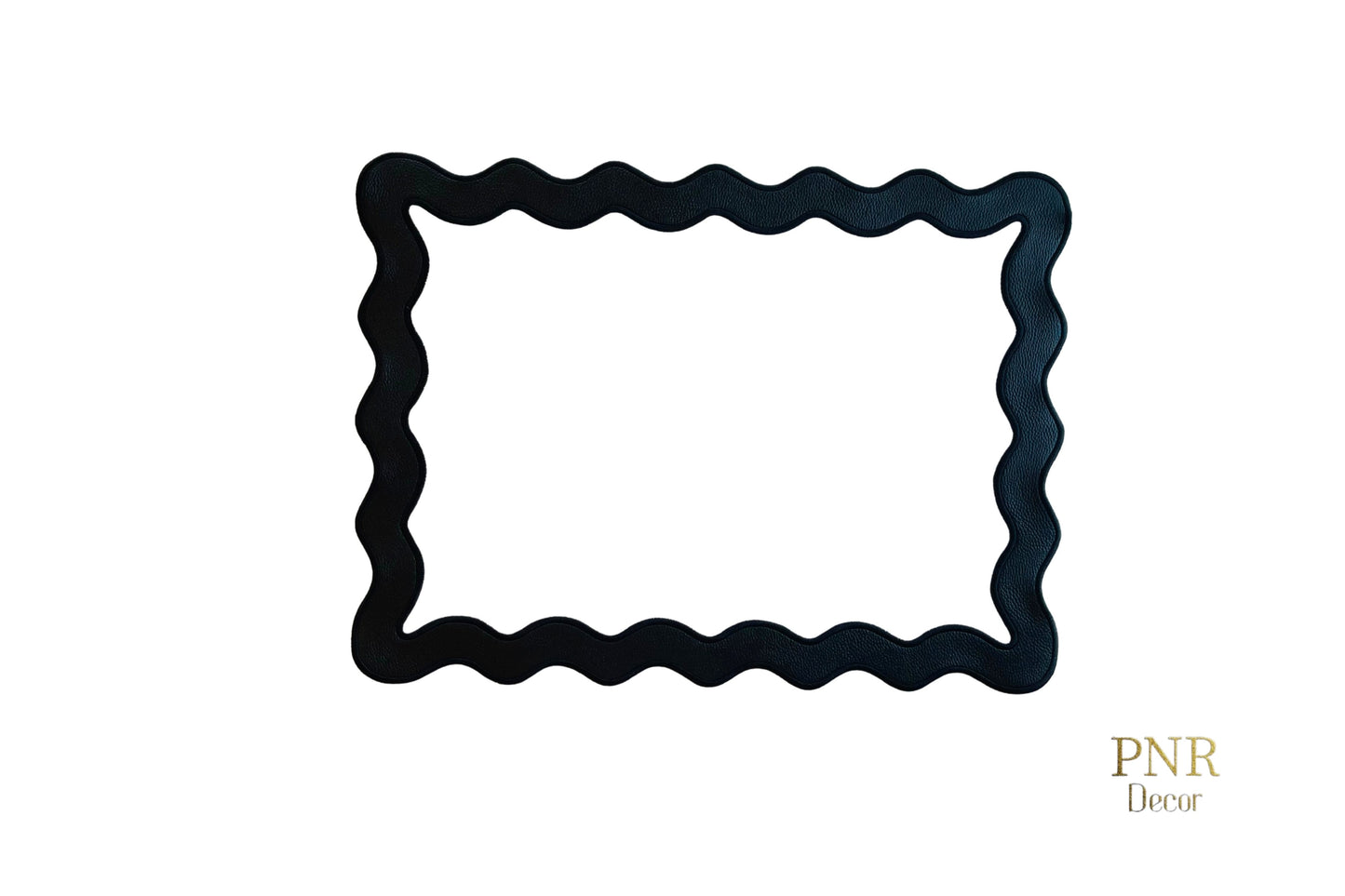 SAVOR WHITE BLACK FAUX LEATHER PLACEMAT