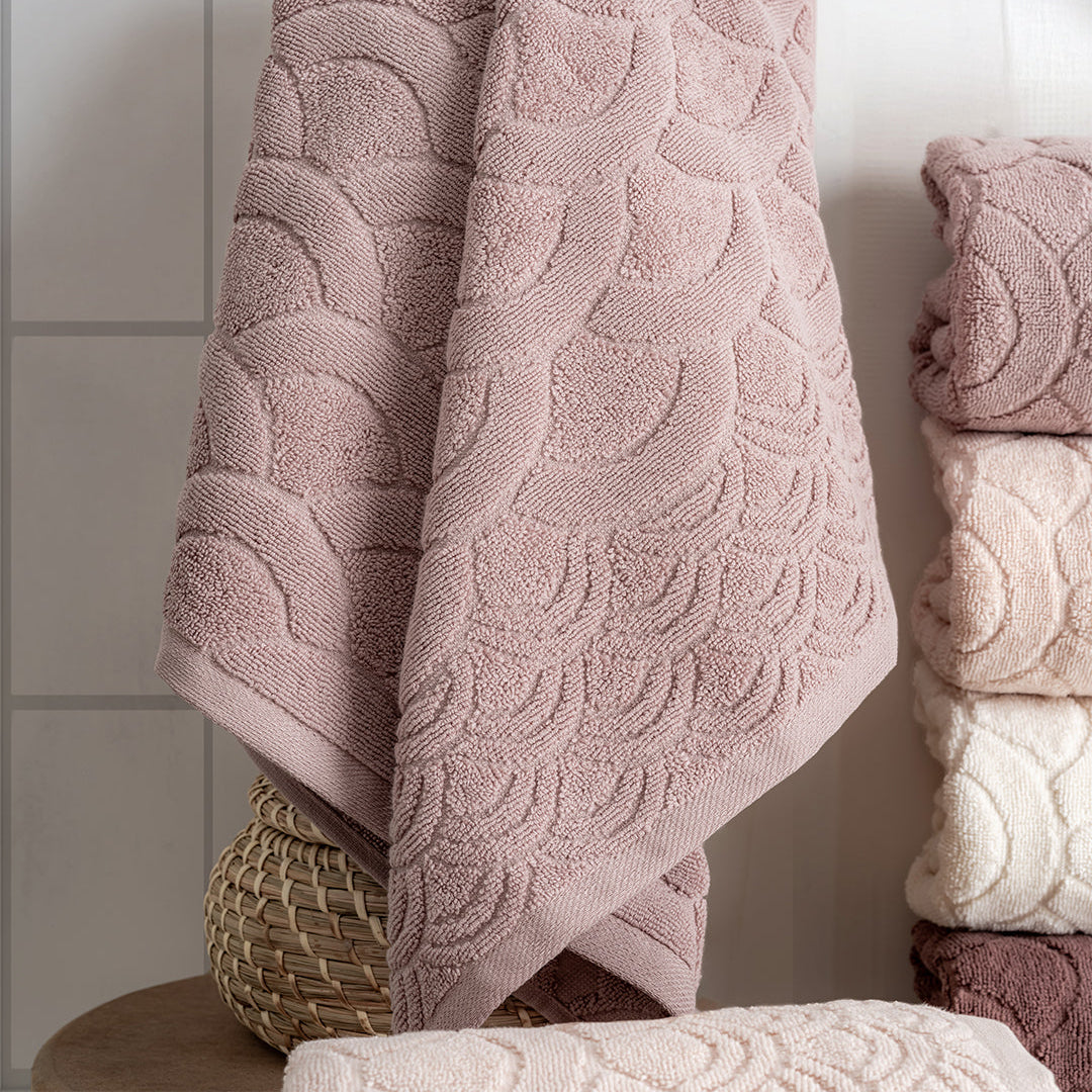 Serava Olga embroidered kitchen towels hanging in a bright kitchen setup for everyday use by PNRDECOR ship from USA