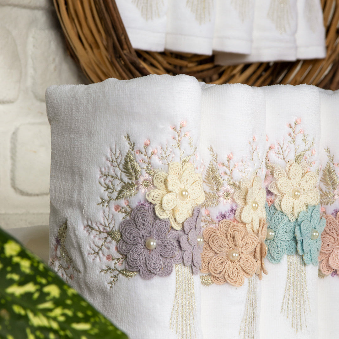 Velora premium hand and kitchen towel set folded and arranged for everyday use and gifting by PNRDECOR ship from USA