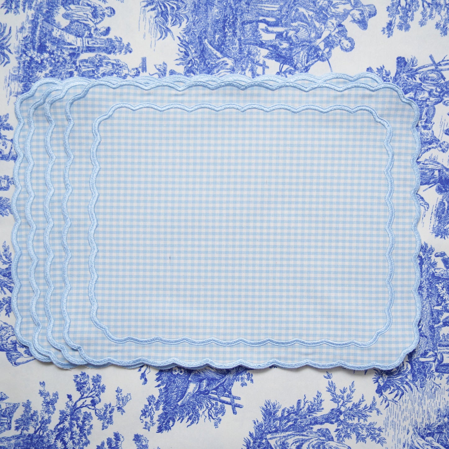 Elegant machine washable embroidered placemat featuring intricate stitching, perfect for weddings, holidays, and dinner parties, ships quickly from the USA.