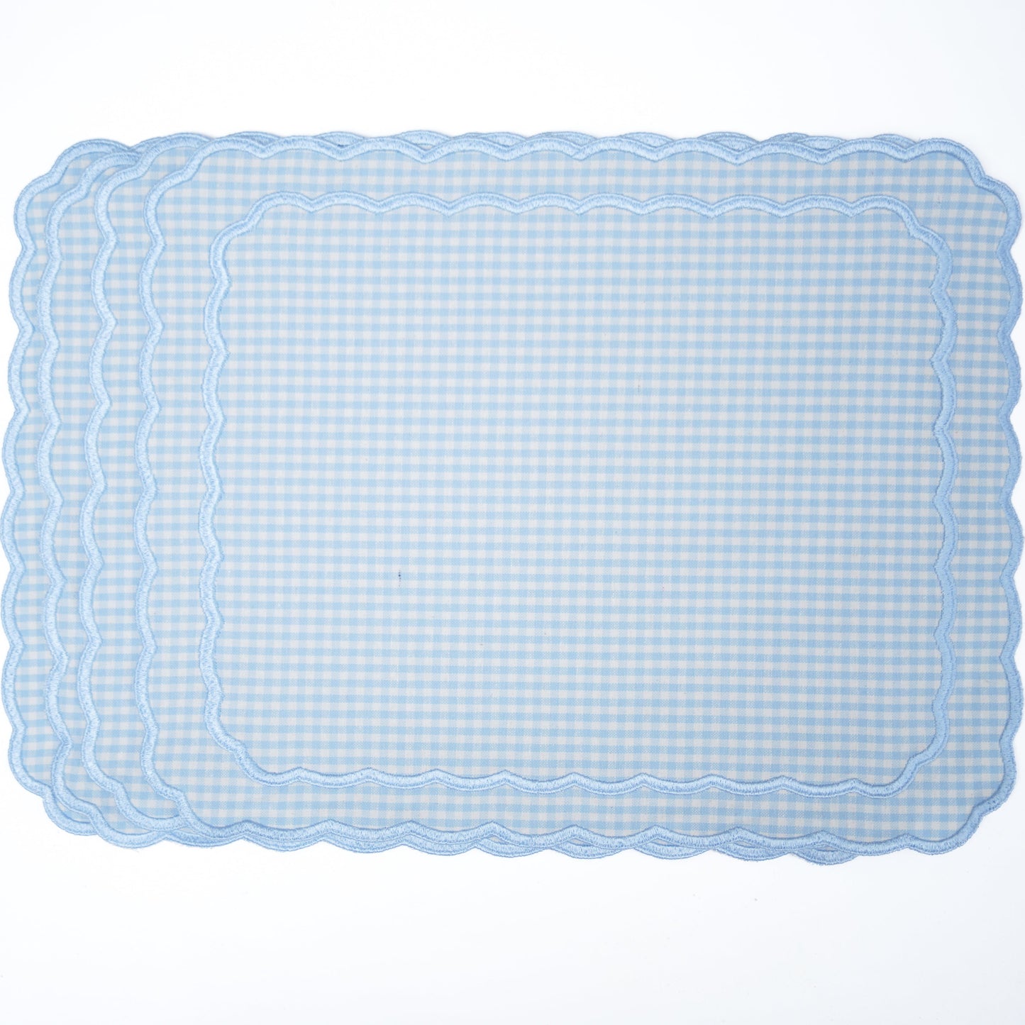 Eco-friendly embroidered fabric placemat ideal for farmhouse or rustic decor, perfect for weddings, holidays, and dinner parties, available for fast USA shipping.