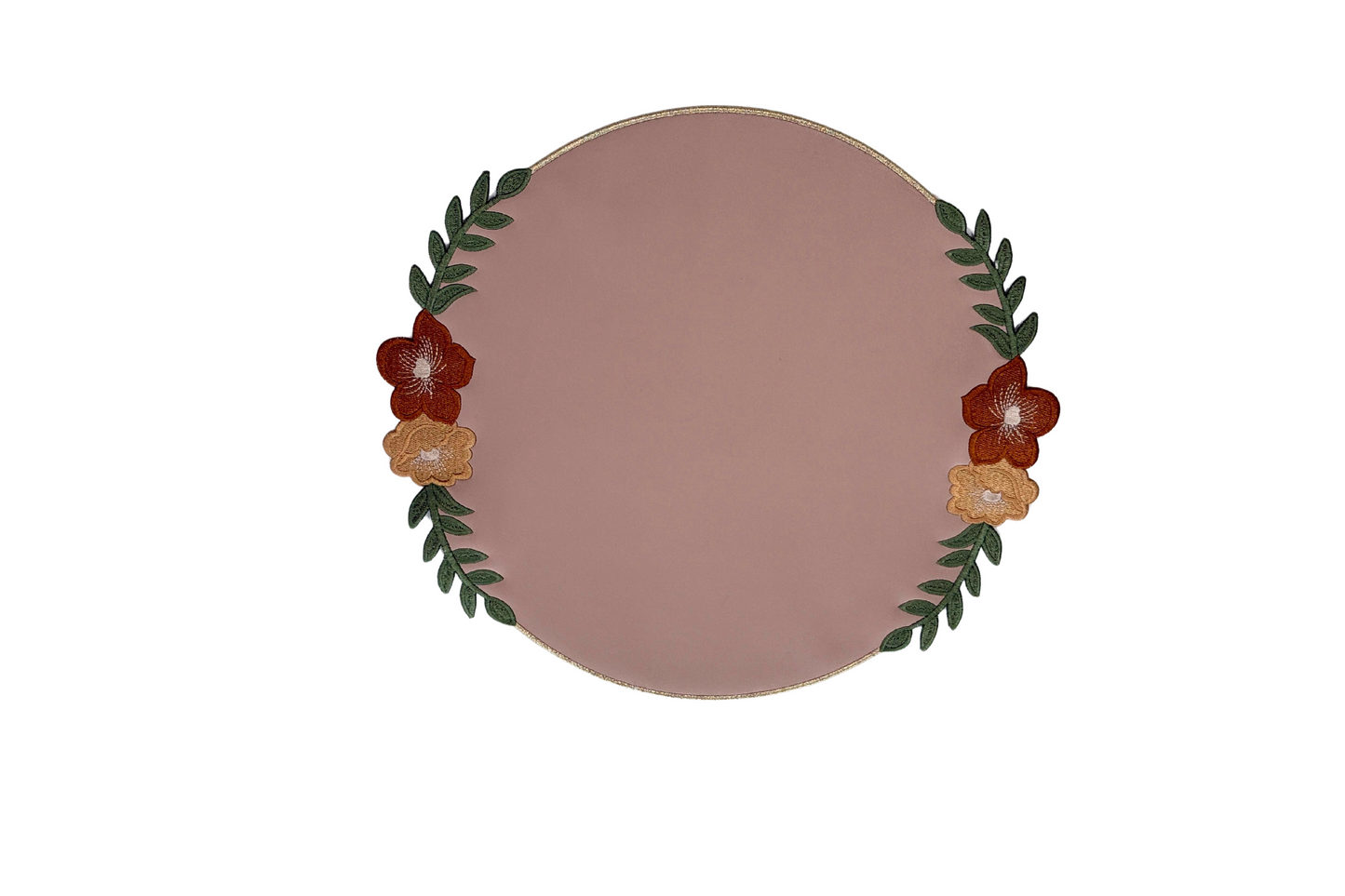 Durable and stylish beige faux leather placemat, a great gift or wholesale option for event planners
