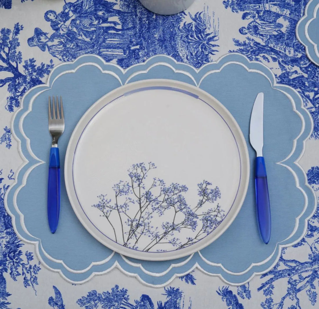 The Art of Texture: How Embroidered Placemats Elevate Your Dining Experience Category: Table Decor Tips
