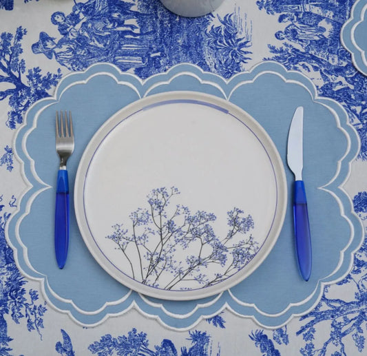 The Art of Texture: How Embroidered Placemats Elevate Your Dining Experience Category: Table Decor Tips