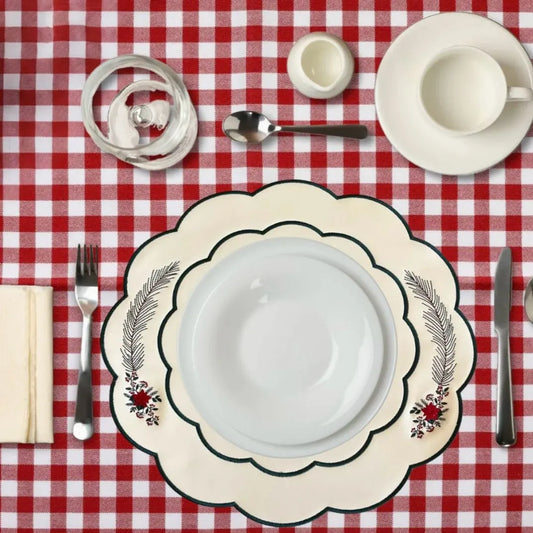 The Ultimate Christmas Tablescape: Red, White, and Joy