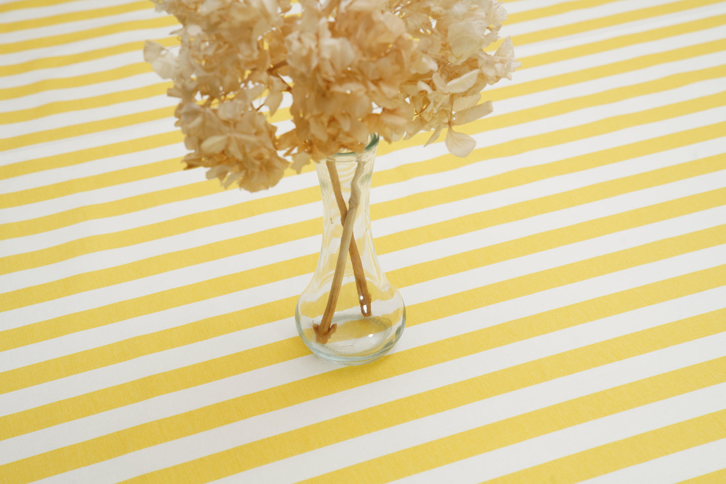 VERTINA YELLOW & WHITE RECTANGLE TABLECLOTH