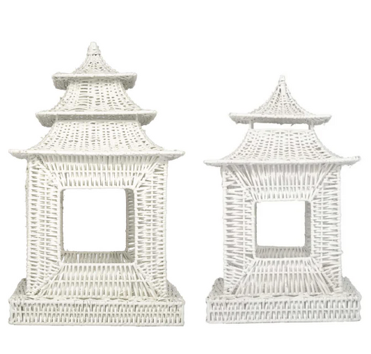 White Square Pagoda (2 Sizes)