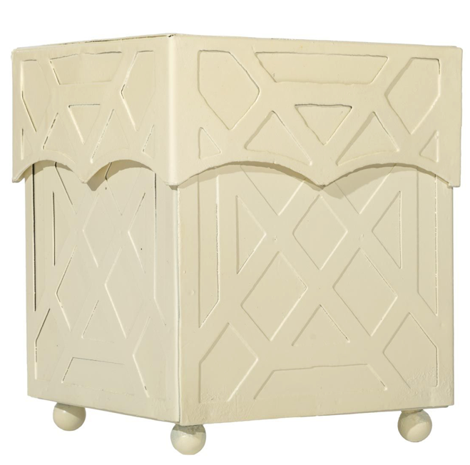Cream Chippendale Wastepaper Basket & Tissue (3 Options)