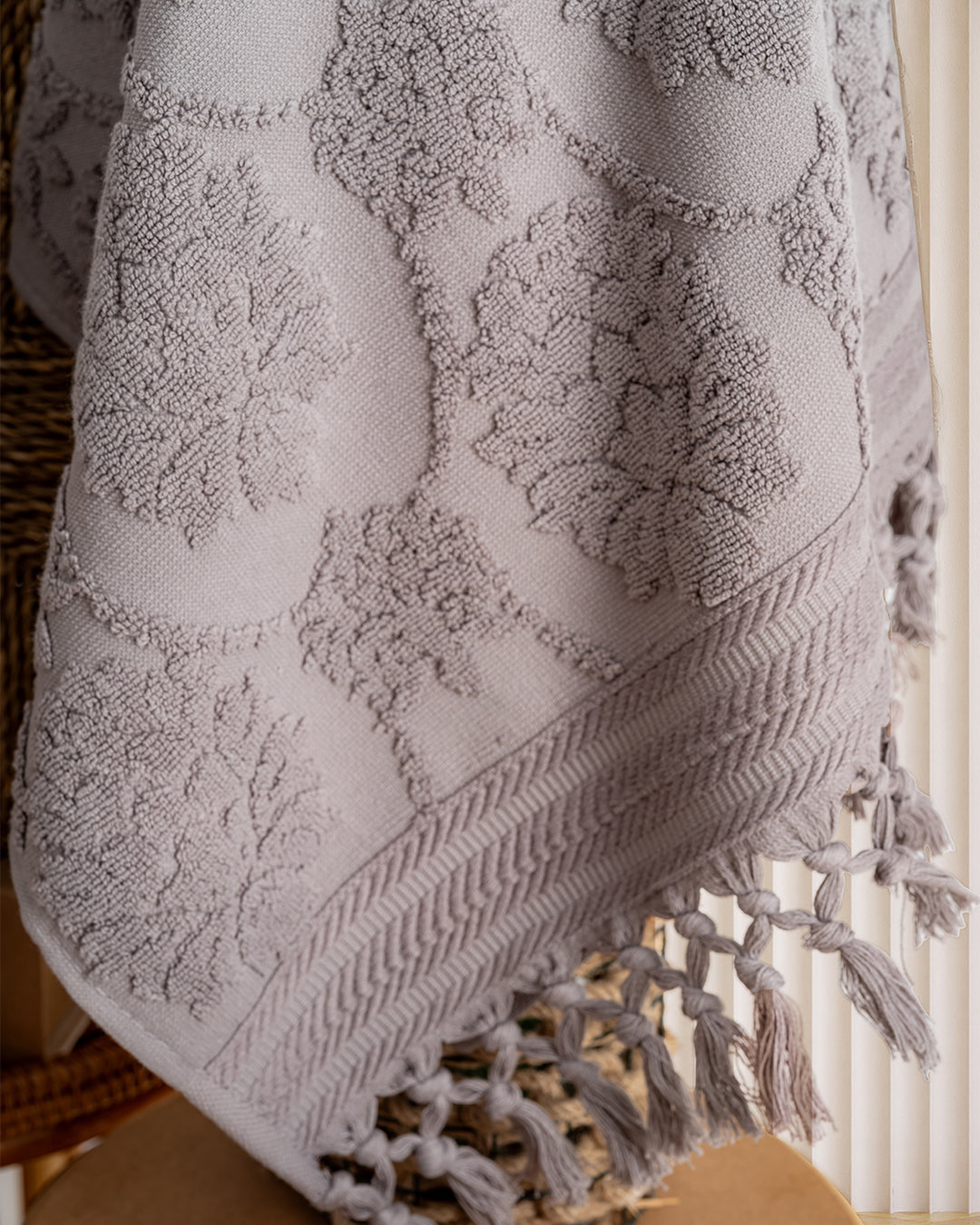 Serava Harem Embroidered Towel Set – Premium Hand & Kitchen Towels