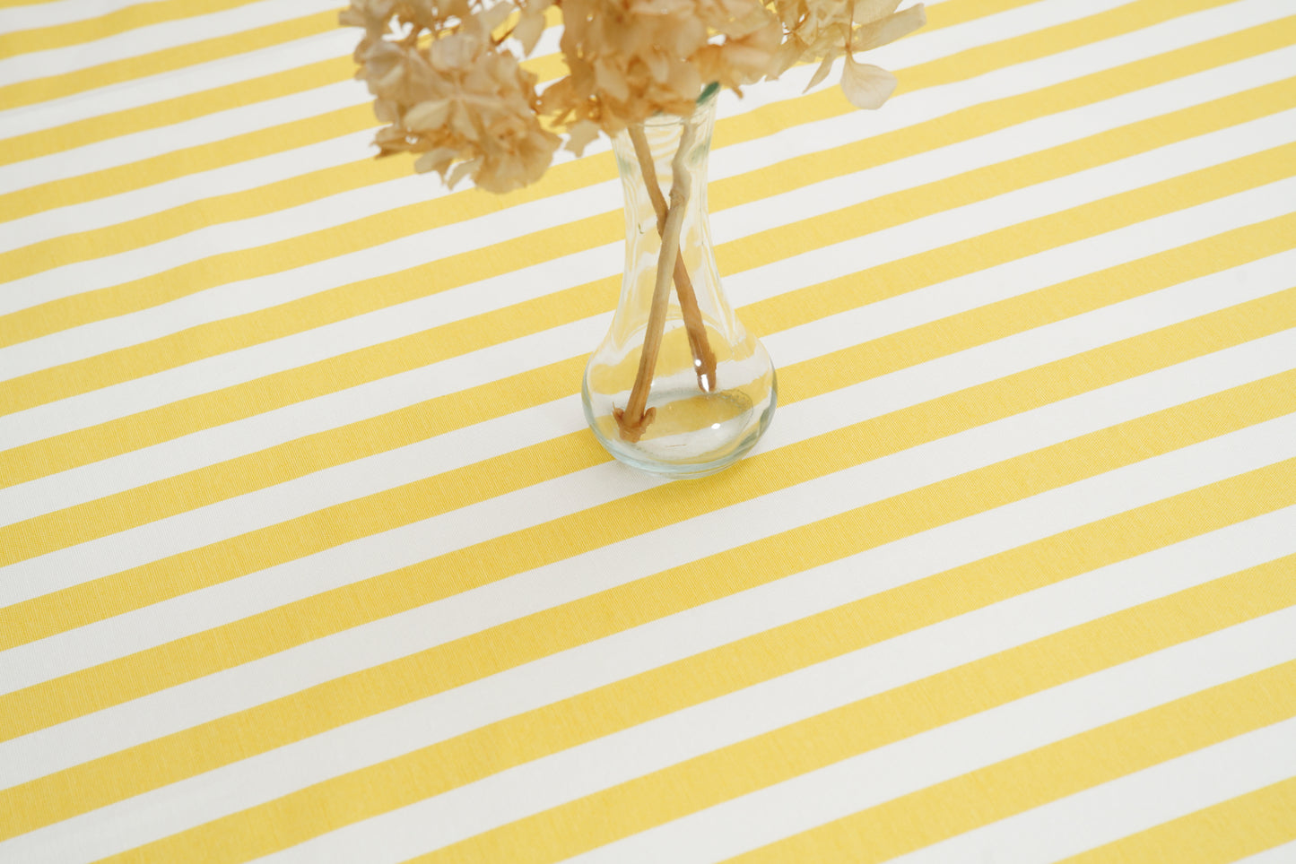 VERTINA YELLOW & WHITE RECTANGLE TABLECLOTH