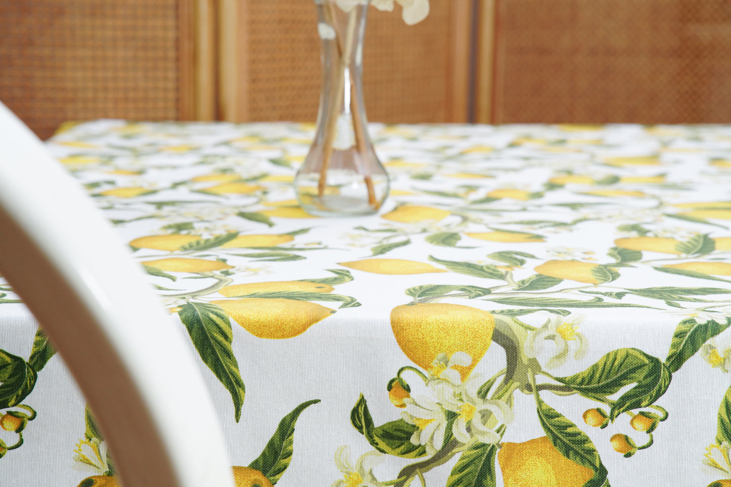 BREEZE LEMON YELLOW RECTANGLE TABLECLOTH