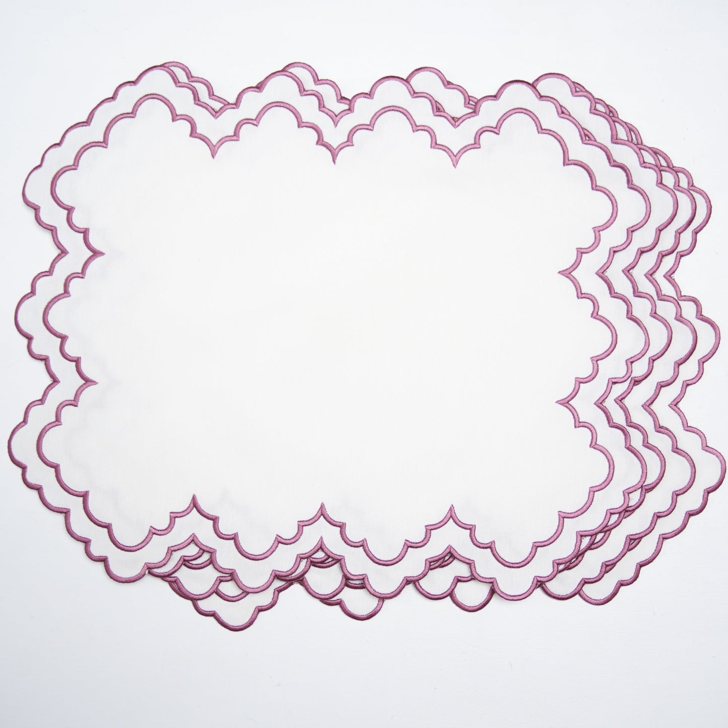 IVY IVORY RECTANGLE FABRIC PLACEMAT