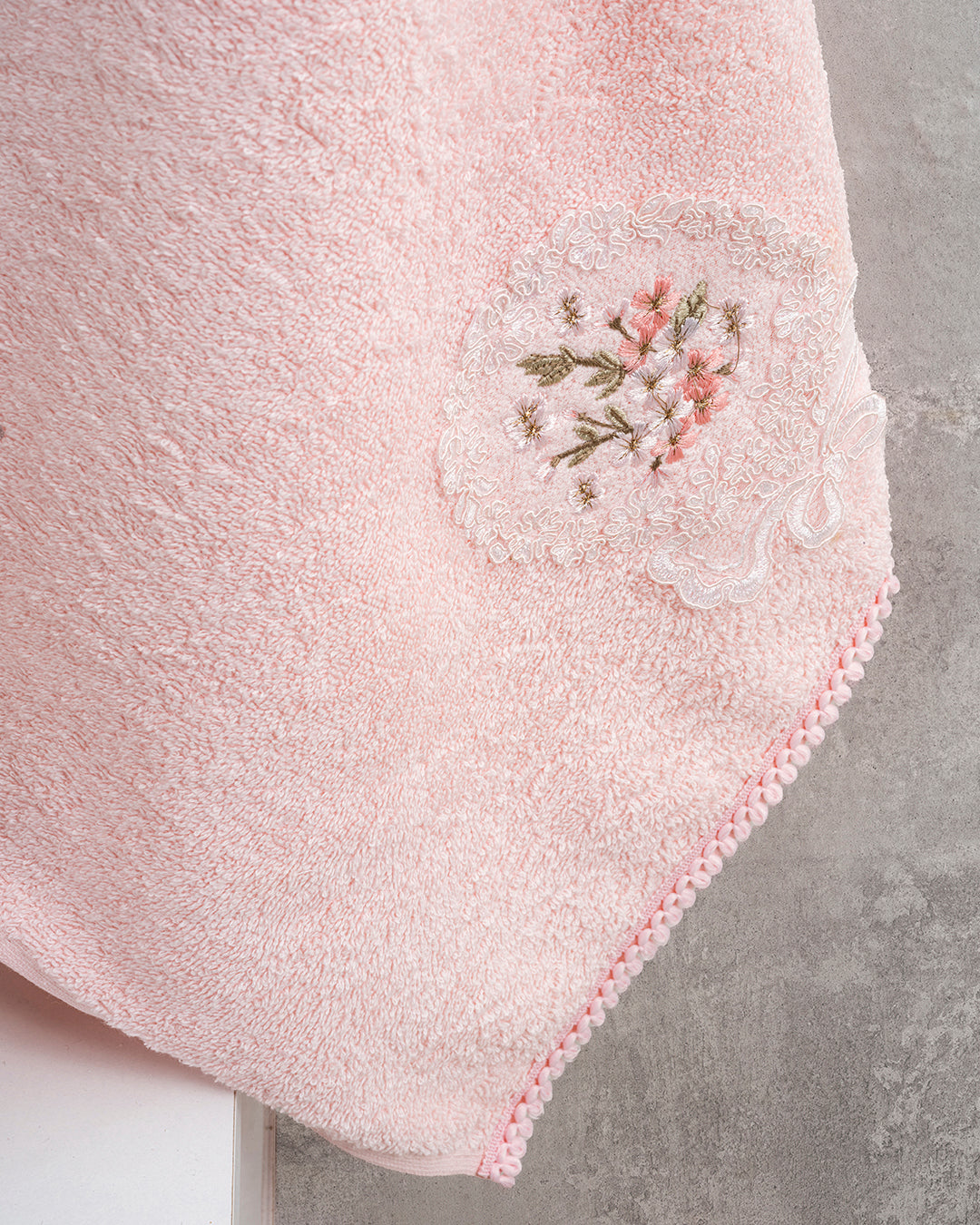 Nuvee Embroidered Cotton Towel Set – Premium Hand Towels