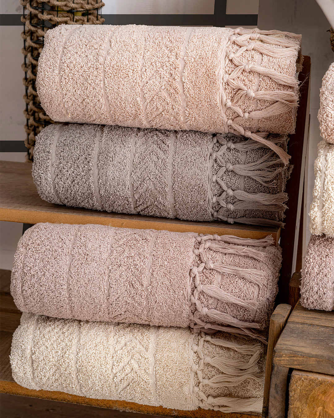 Lavaya Hilda Embroidered Towel Set – Premium Hand & Kitchen Towels