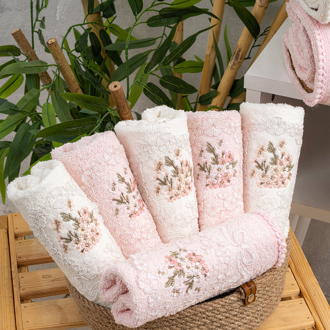 Nuvee premium cotton hand towel set presented for gifting housewarming and holidays by PNRDECOR ship from USA