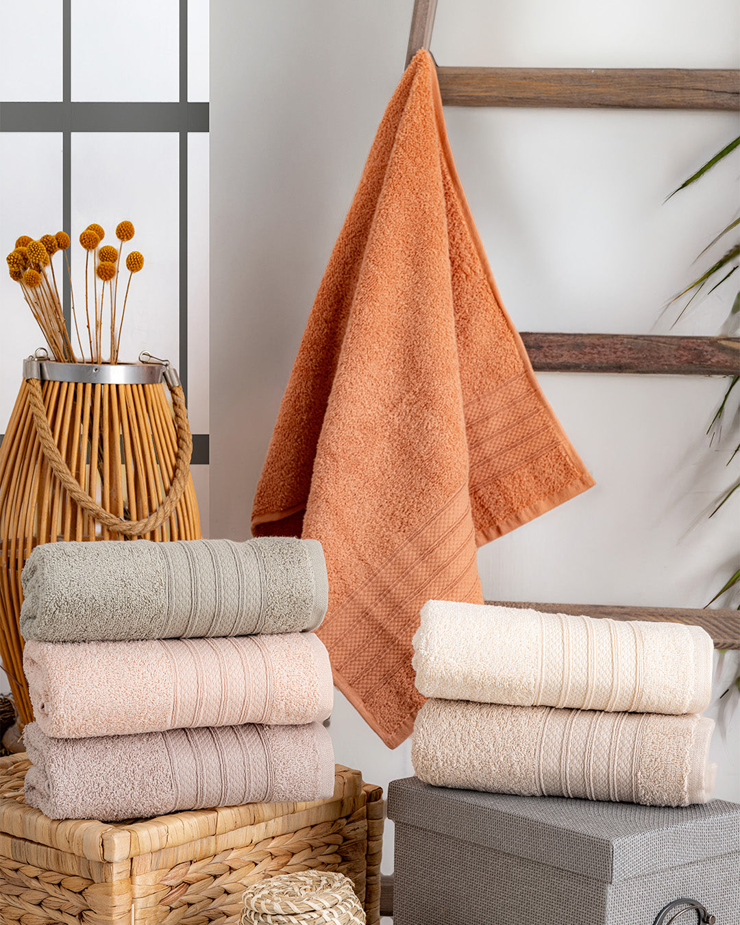 Silvra Embroidered Towel Set – Premium Hand & Kitchen Towels