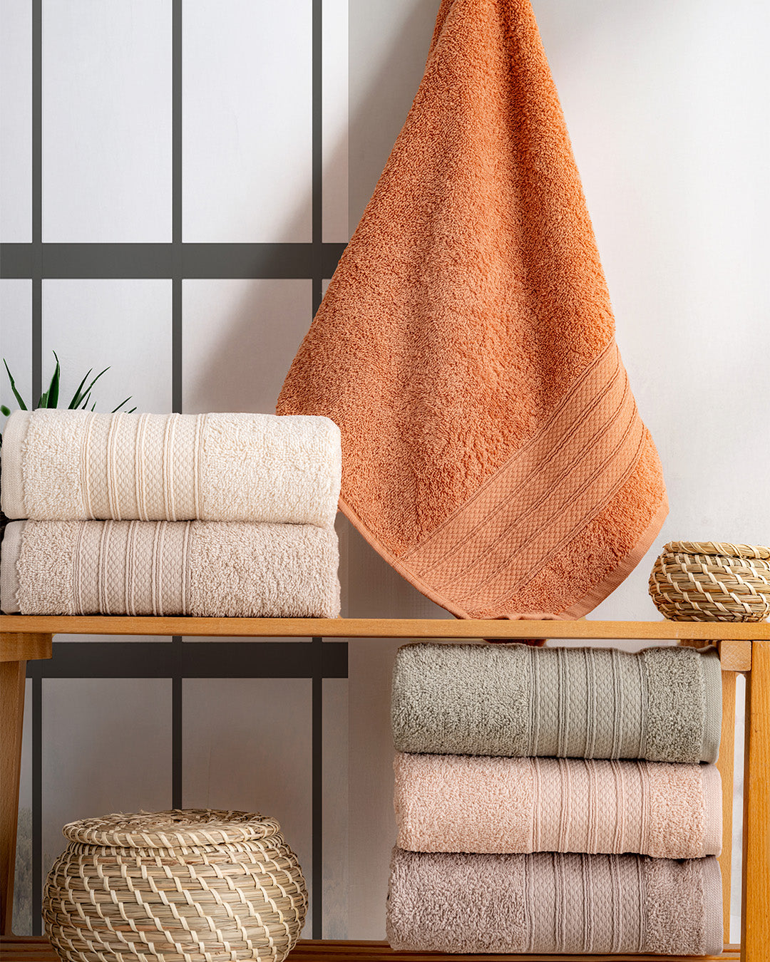 Silvra Embroidered Towel Set – Premium Hand & Kitchen Towels