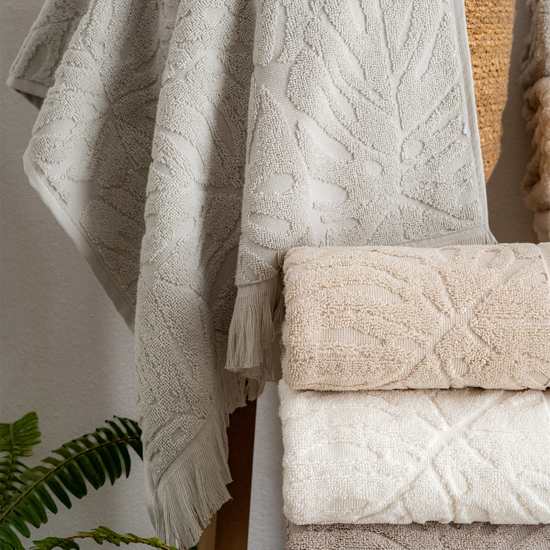 Serava Girit embroidered kitchen towels hanging in a bright kitchen setup for everyday use by PNRDECOR ship from USA