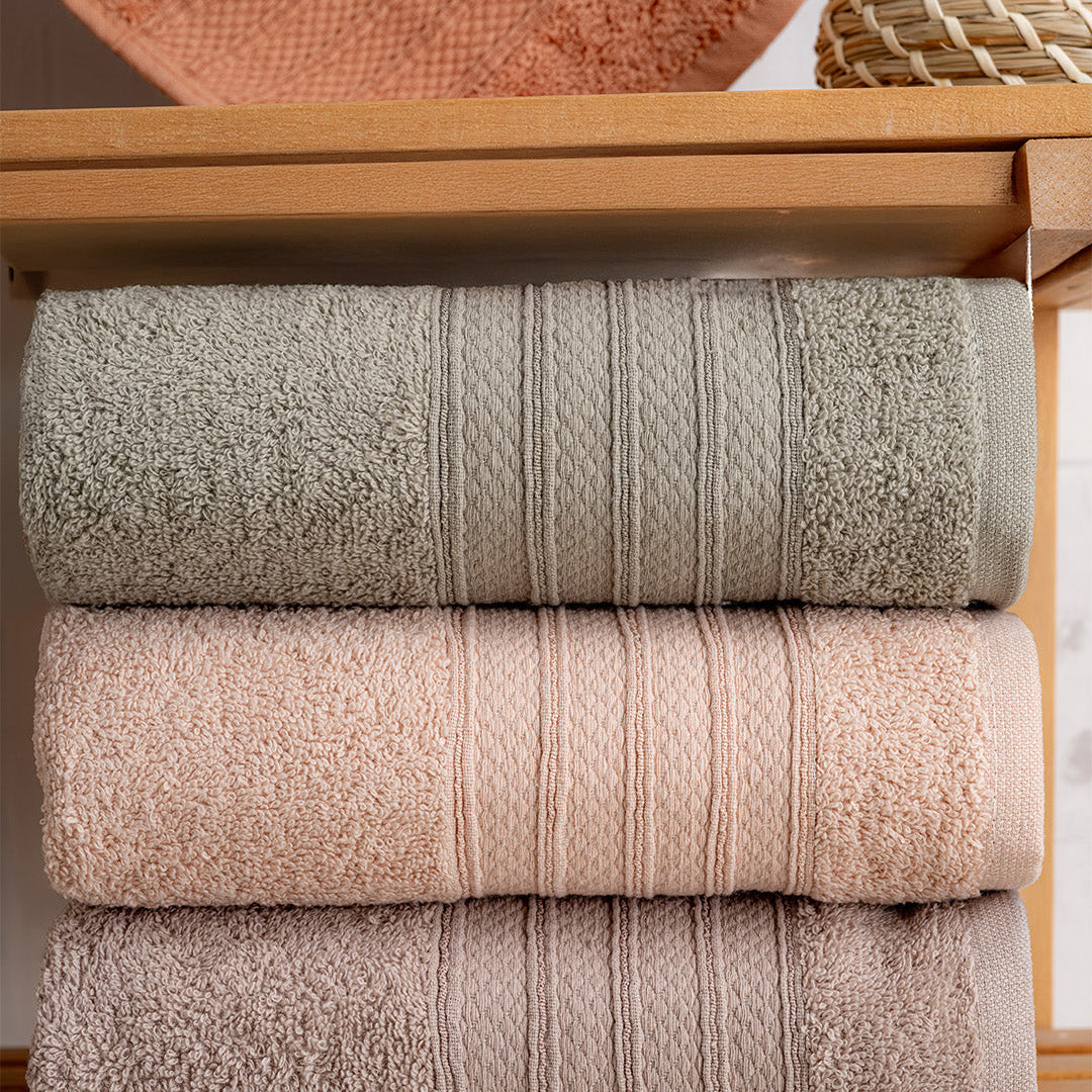 Silvra embroidered kitchen towels hanging in a bright kitchen setup for everyday use by PNRDECOR ship from USA