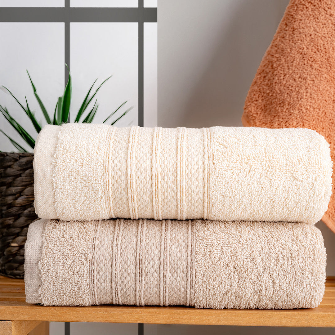Silvra premium hand towels folded neatly for bathroom styling and guest use by PNRDECOR ship from USA