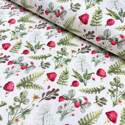 Beautiful custom tablecloth made from eco-friendly cotton blend, wrinkle-resistant, easy-care, designed for stylish gatherings, ships from USA.