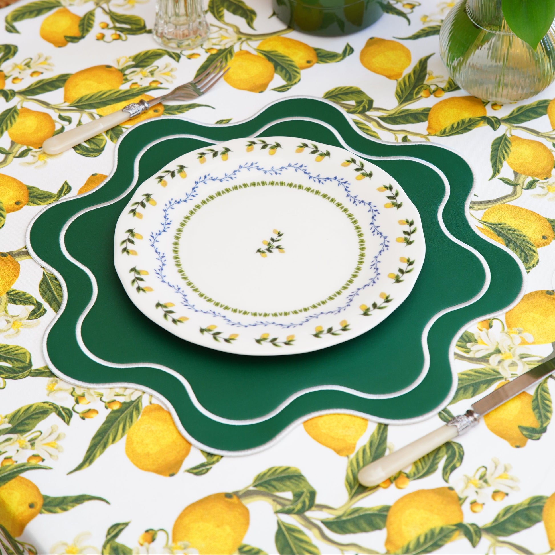 Elevate your table with a luxury lemon-yellow custom tablecloth made from an organic cotton-poly blend—easy-care, machine washable, and event-ready. Ships from USA.