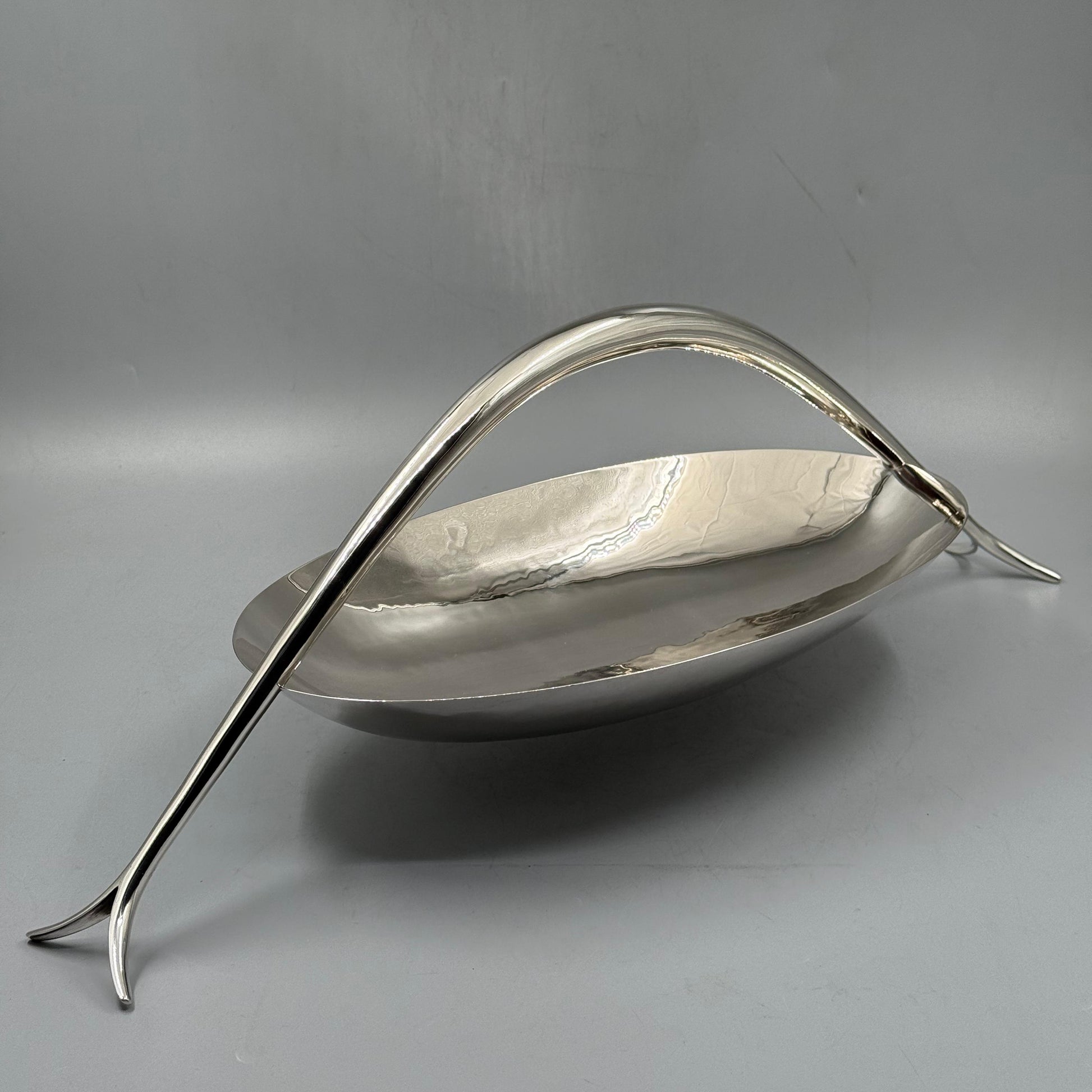 Unique modern silver home decor accent for minimalist interiors by PNR Decor ship from USA