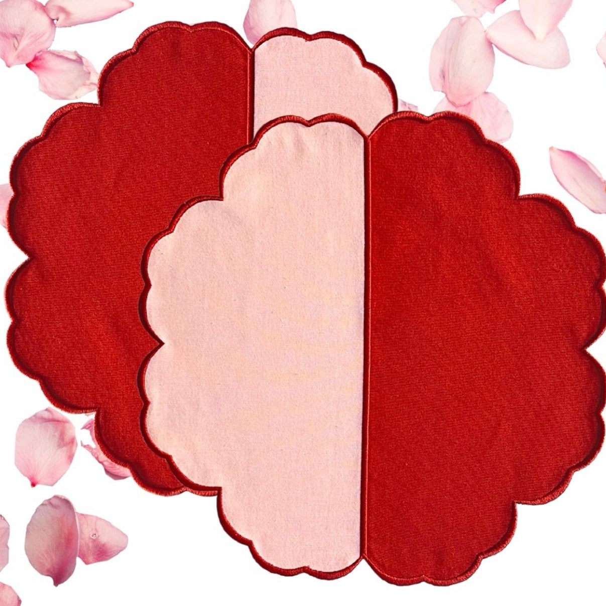 Duality fabric placemat showcasing fine stitching and textures