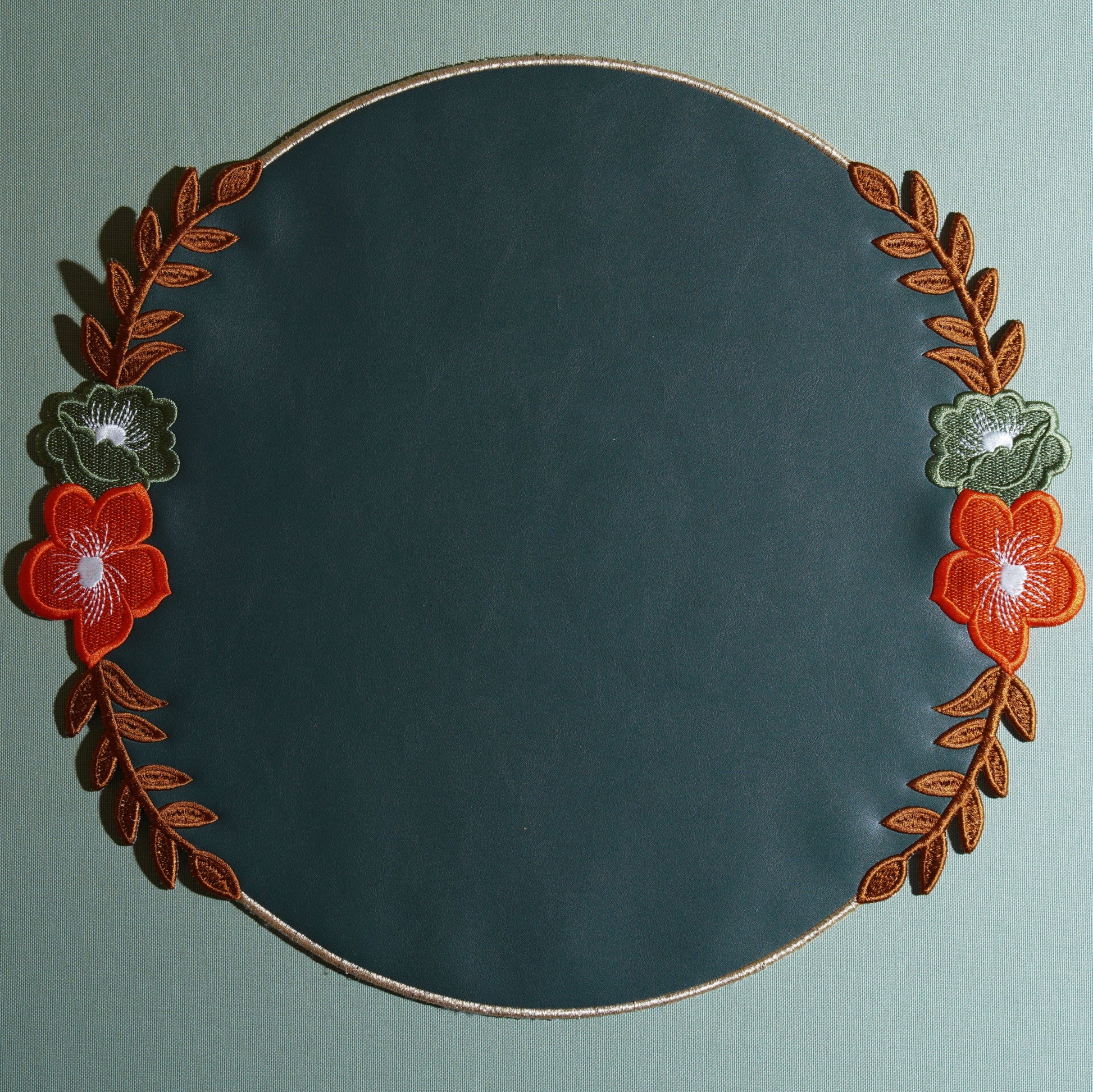 Refined placemat set up on a formal table for an elevated dining experience