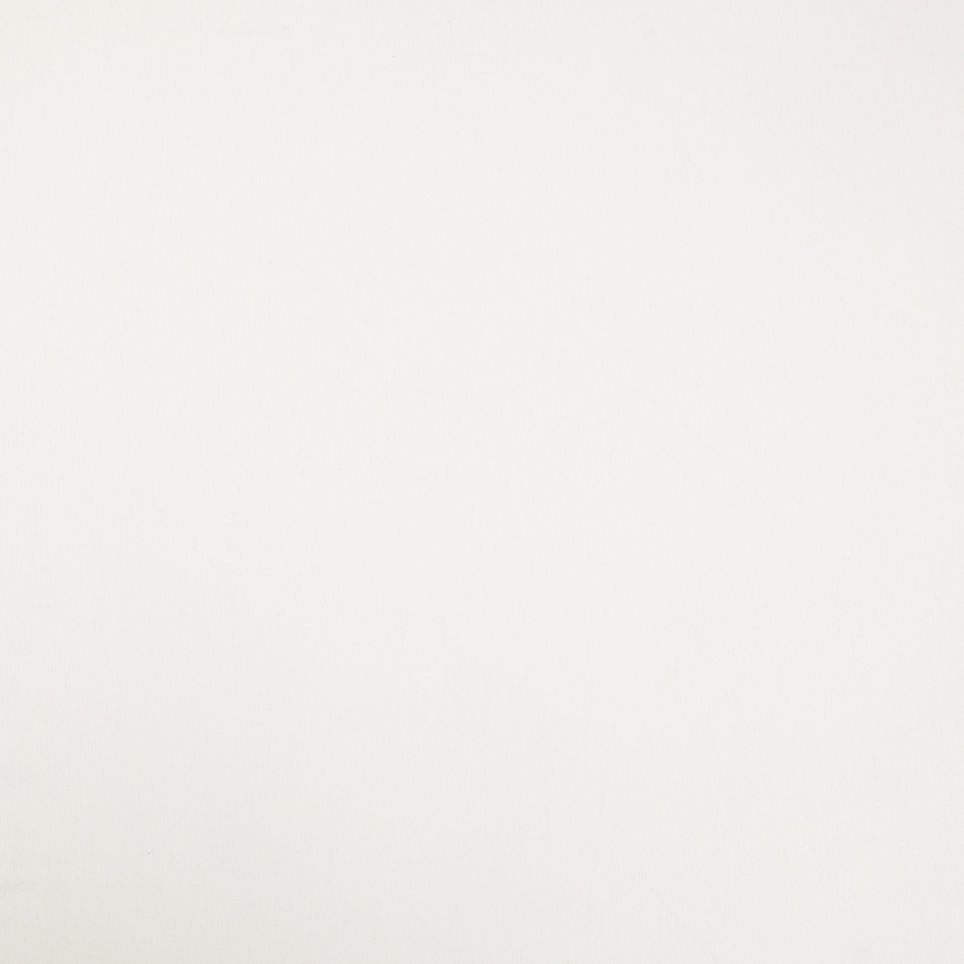 Close-up of an ivory off-white tablecloth showing a subtle woven texture and clean finish.
