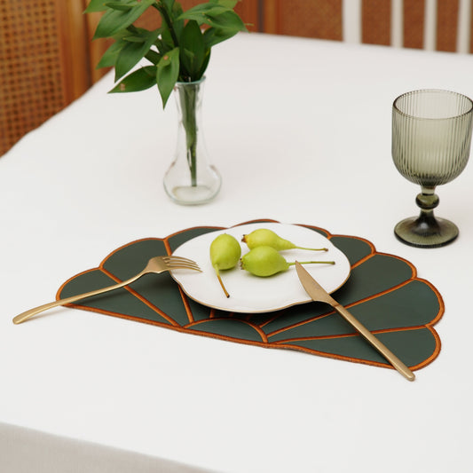 Ivory tablecloth fabric detail with a minimal solid color look and fine weave pattern