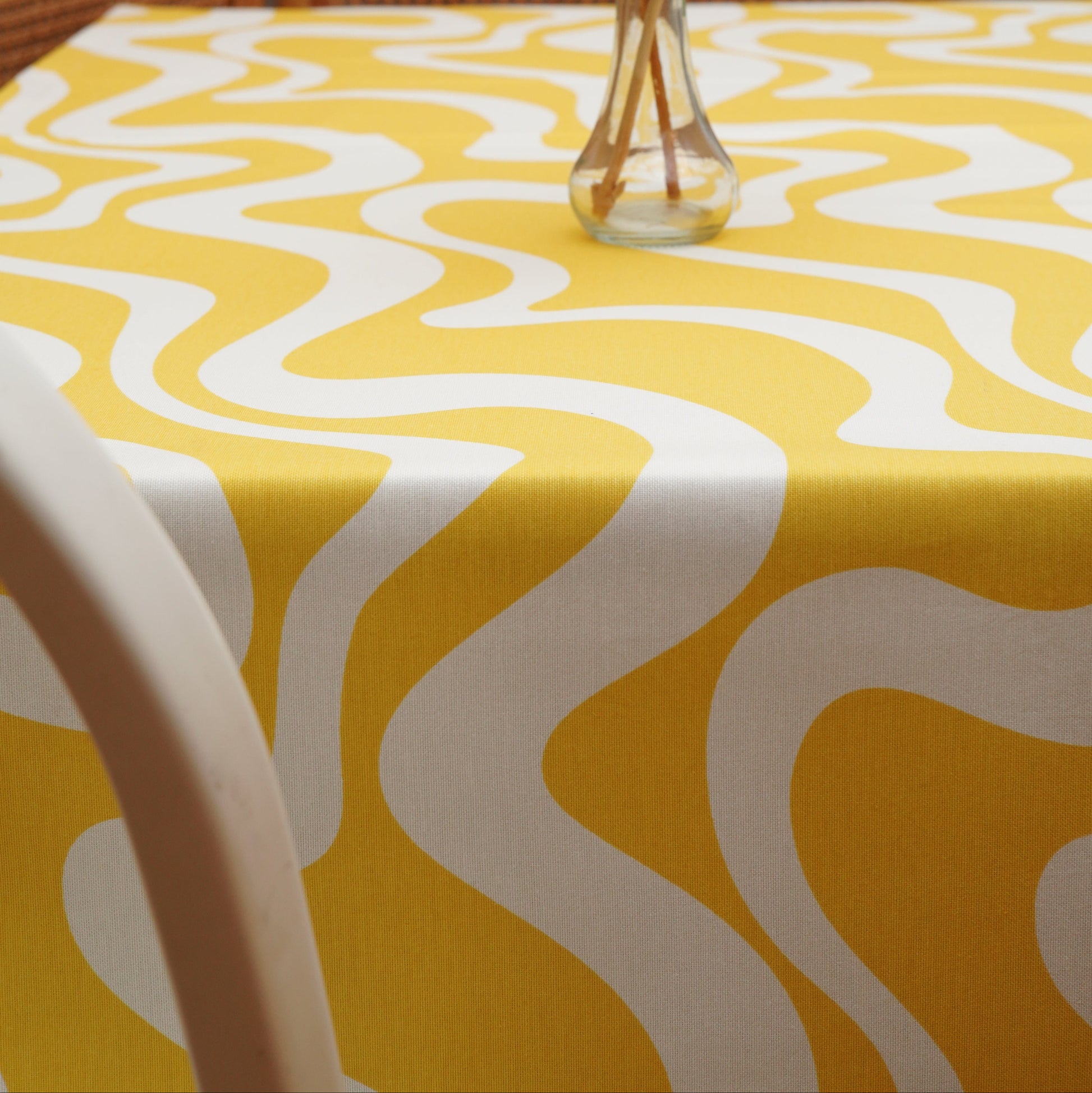 Timeless custom tablecloth made from OEKO-TEX® certified textile—easy-care, water-repellent, and designed for stylish gatherings. Fast USA shipping available.