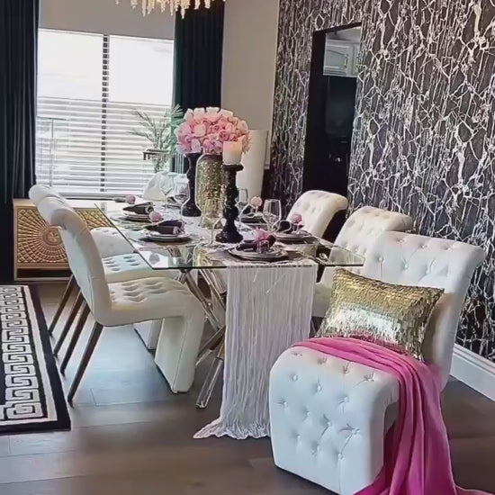 Celestia black oval faux leather holiday bundle featuring placemat napkin and coaster by PNRDECOR ship from USA