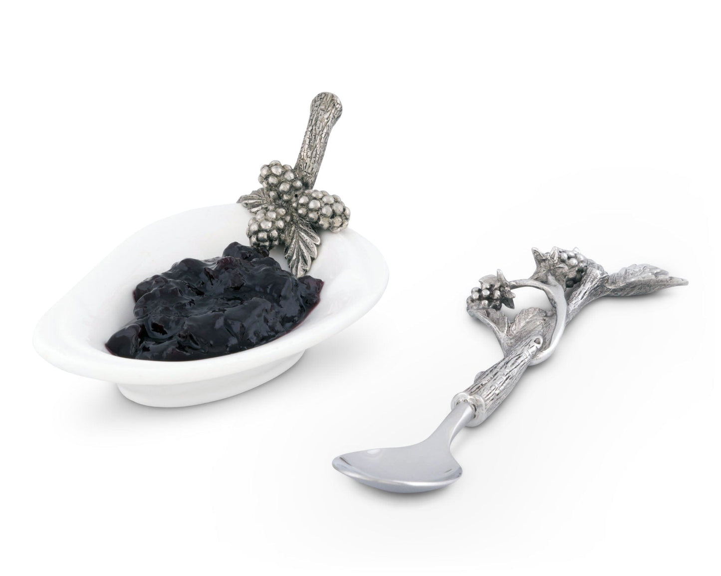 BLACKBERRY JAM SERVER & SPOON REST