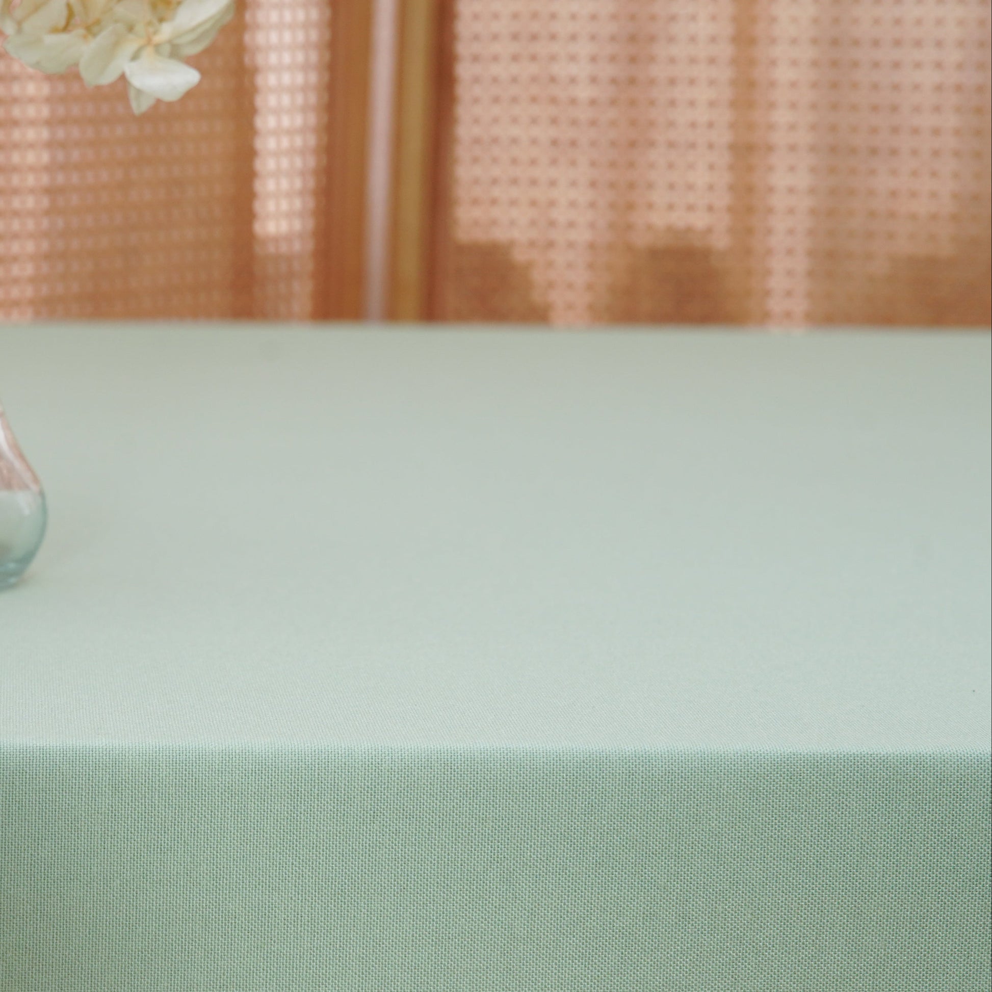 Elevate any tablescape with a luxury made-to-order tablecloth in an eco-friendly cotton blend—stain resistant, easy to maintain, ideal for rustic dining or formal events. Ships fast from USA.