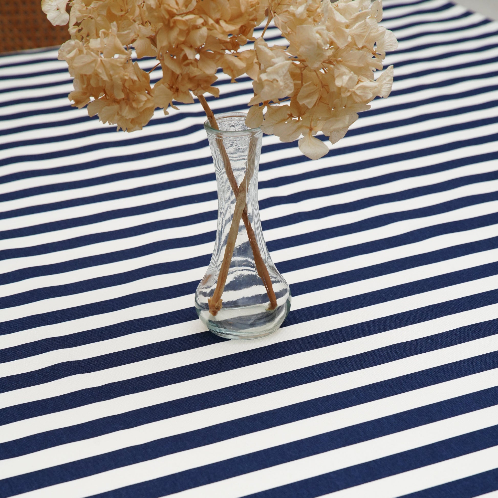 Premium custom tablecloth made from an organic cotton-poly blend—water-repellent, stain-resistant, and perfect for home dining or event styling. Fast USA shipping available.