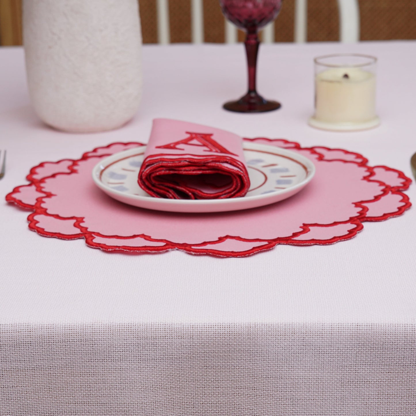 Decorative linen set offering both beauty and functionality for your table